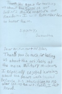 School Group Thank You Card