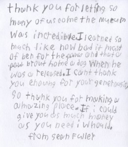 School Group Thank You Card