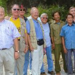 Looking uphill into the camp October 8 2007