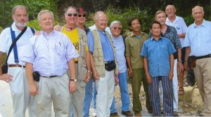 Looking uphill into the camp October 8 2007