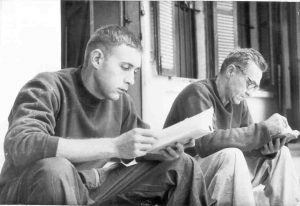 1st Lt John Borling, USAF, (left). Capt Richard "Pop" Keirn (right)