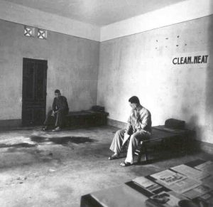 Ltjg Paul Galanti, USN (right). O2 David Gray, USAF (left)