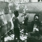 Seaman E-2 Douglas Hegdahl, USN (right). Lt Cdr Richard "The Beak" Stratton, USN (left)