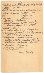 POW Spanish Lessons on Vietnamese cigarette wrapper