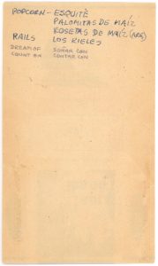 POW Spanish Lessons on Vietnamese cigarette wrapper