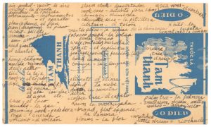 POW Spanish Lessons on Vietnamese cigarette wrapper