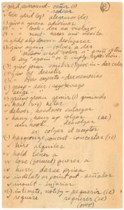 POW Spanish Lessons on Vietnamese cigarette wrapper