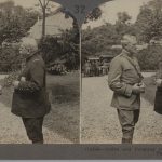Joffre and Pershing in Governor's Gardens, Paris