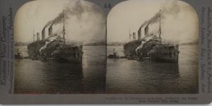 U.S. Transport Leviathan Largest Ship Afloat