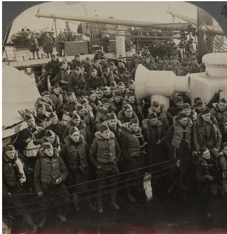 U.S. Soldiers Ready For The "Abandon Ship" Drill