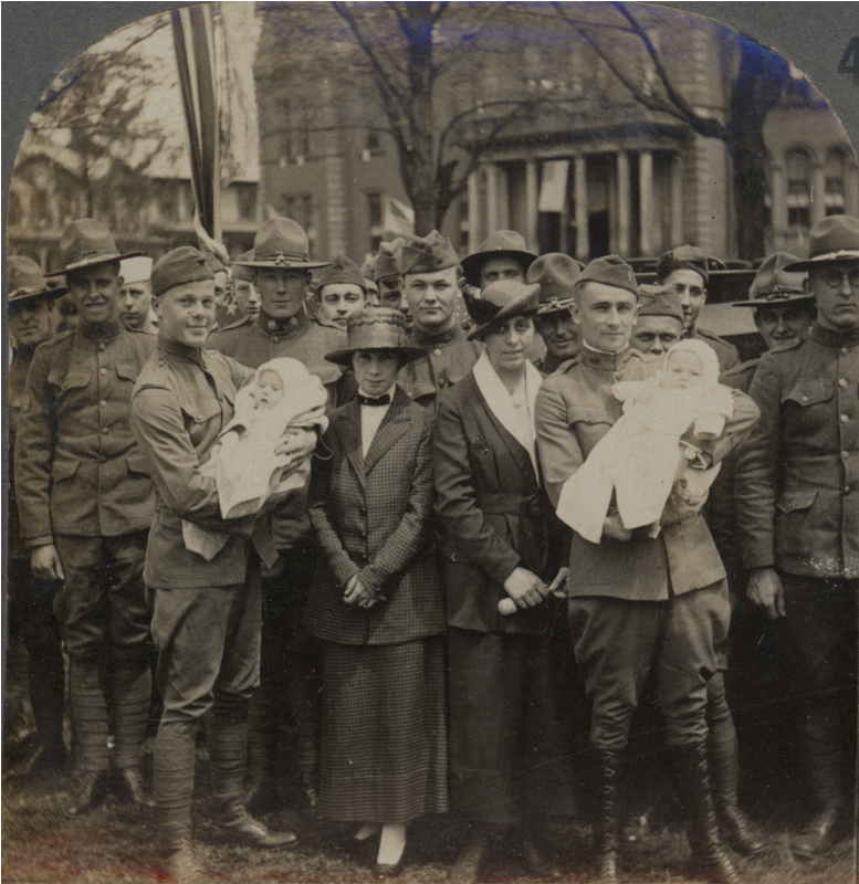 Happy Reunion For Soldier Fathers