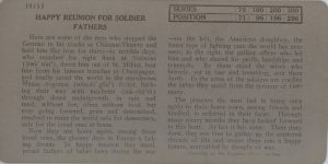 Happy Reunion For Soldier Fathers