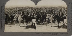 A Bristling Forest of Bayonets. Russian Troops on Review