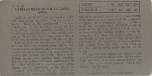 German Dead in the La Basse Area