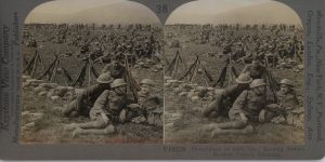 On the Moselle - 89th Division Doughboys Resting Before Review, Treves