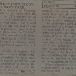 Submarines in Dry Dock in Government Navy Yard