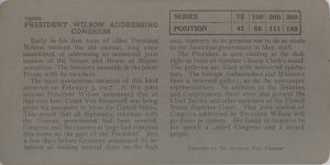 President Wilson Addressing Congress