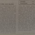 Learning To Use Gas Masks