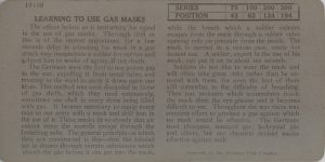 Learning To Use Gas Masks