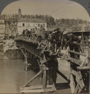 View of the Famous Bridge Over the Marne