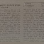 View of the Famous Bridge Over the Marne