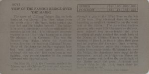 View of the Famous Bridge Over the Marne