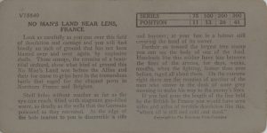 No Man's Land Near Lens, France