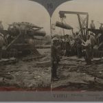 Feeding "Grannie" - Shell Hoisted Into Position