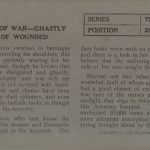 The Horror of War - Ghastly Glimpse of Wounded