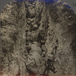 French Soldiers Resting in the Trenches