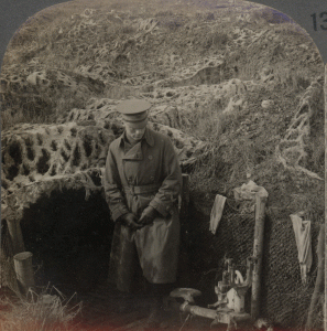 Camouflaged Trenches in Chemin des Dames Sector.