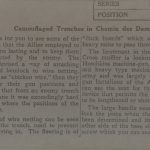 Camouflaged Trenches in Chemin des Dames Sector.