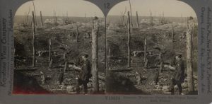 Desolate Waste on Chemin Des Dames Battlefield, France