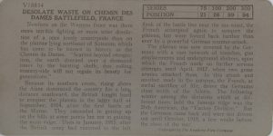 Desolate Waste on Chemin Des Dames Battlefield, France