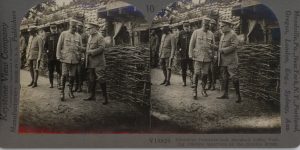 President Poincare and Marshall Joffre on the Somme Front