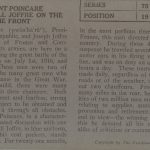 President Poincare and Marshall Joffre on the Somme Front