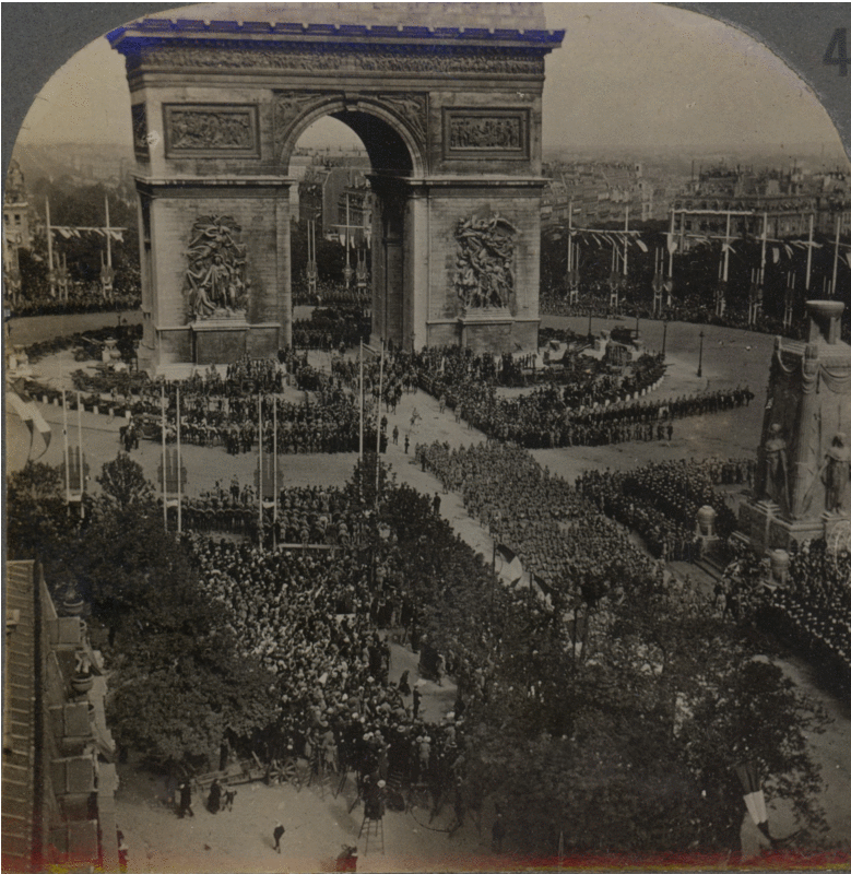 Arch of Triumph on Victory Day