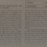 U.S. Observation Airplane on West Front