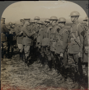 Gen. Pershing Decorating Officers of 89th Div., Treves