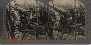 A French 155-MM. Gun Trained on the German Trenches