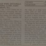 Building Barbed Wire Entanglements, Training Camp, Fort Sheridan, Ill.