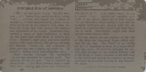 Dirigible R-34 at Mineola