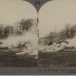 Huge Armored Tank Making Its Way Through a Smoke Screen