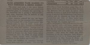 Huge Armored Tank Making Its Way Through a Smoke Screen