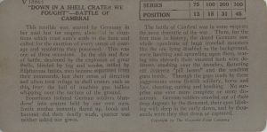 Down in a Shell Crater We Fought" - Battle of Cambrai