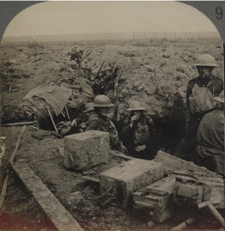 Scots Entrenched and Cheerily Awaiting a Counter-Attack