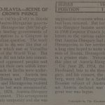 Sarajevo, Jugo-Slavia - Scene of Murder of Crown Prince