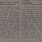 Guards marching to the Parade Ground, Berlin, Germany