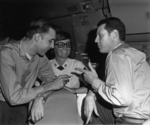 Capt. John Borling, USAF, POW 6/1/1966 to 2/12/1973 (left)